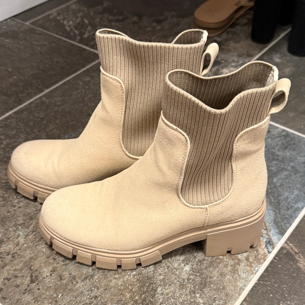 Stylish Beige Ankle Boots for Women